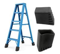 2 piedini per scala, 30 x 20 cm, antiscivolo, di ricambio, universali, rettangolari, ammortizzanti, antiscivolo, in plastica, per scale di protezione