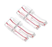 2 piedini trapuntati da 1/4 pollici per macchina da cucire domestica Low Shank Snap-On, piedino patchwork, compatibile con Brother compatibile con Singer