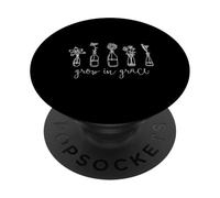 2 Pietro 3:18 Crescere In Grazia Fiori PopSockets PopGrip Adesivo
