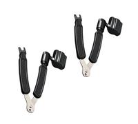 2 Piezas 3 en 1 Enrollador de Cuerdas para Guitarra, Cortadora de Cuerda, Puente Pin Puller, Ajustar Las Cuerdas, Multifuncional Herramienta de Reparación de Guitarra, para Ukelele Mandolina