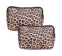 2 piezas de viajes al aire libre neopreno de bolsita de bolsas cosméticas de maquillaje (3 tamaño)