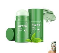 2 Piezas Green Stick Mask, Green Tea Cleansing Mask, Eliminaci贸n de Puntos Negros y Limpieza Profunda Poros, Mascarilla Limpiadora Facial, Regula el Equilibrio Entre Agua y Aceite