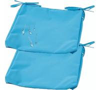 2 Piezas Impermeabili Copri Cuscino Divano,Fodere for Seduta del Sedie,Copriseduta Divano Interni/Esterni Giardino Sofa Cuscino Cover Rimovibili(5,55x55x8cm)