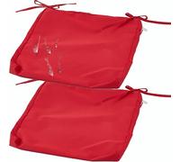 2 Piezas Impermeabili Copri Cuscino Divano,Fodere for Seduta del Sedie,Copriseduta Divano Interni/Esterni Giardino Sofa Cuscino Cover Rimovibili(16,50x50x10cm)