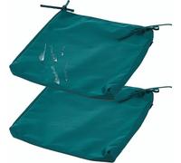 2 Piezas Impermeabili Copri Cuscino Divano,Fodere for Seduta del Sedie,Copriseduta Divano Interni/Esterni Giardino Sofa Cuscino Cover Rimovibili(7,55x55x8cm)