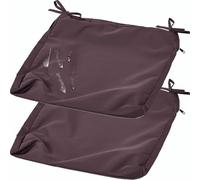 2 Piezas Impermeabili Copri Cuscino Divano,Fodere for Seduta del Sedie,Copriseduta Divano Interni/Esterni Giardino Sofa Cuscino Cover Rimovibili(15,55x55x8cm)