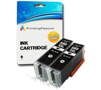 2 PIGMENTO NERO Compatibili PGI-580XXL PGBK Cartucce d'inchiostro per Canon Pixma TR7550, TS6151, TS6251, TS6350, TS6351, TS705, TS8152, TS8251, TS8252, TS9550, TS9551, TS9551C | PGI-580PGBK XXL