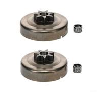 2 pignoni per catena .325 7T per MS271 MS291 in rame | 7 denti passo .325, costruzione in lega di rame, compatibile con MS271 MS291, azionamento liscio, set da 2 pezzi con rulli