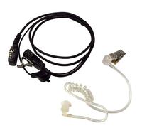 2 Pin Acustico Tubo Auricolare Mani Libere Cuffie Ptt Microfono Per Yaesu FT Fth