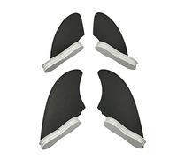 2 PINNE Twin Fin Stabilizzatore Thuster Pinne for tavola da surf 3 pezzi / 4 Un set Performance Core Honeycomb Surf Fins MR Set per Paddleboard(RM 4PCS)