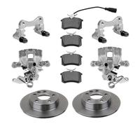 2 Pinza Freno Posteriore per Ford Galaxy WGR Supporto Disco Kit Pastiglie