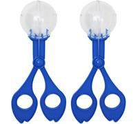 2 pinze a forbice in plastica blu, per coordinazione occhio-mano, clip a farfalla, per adolescenti e osservazioni della natura, per sport e giochi all'aperto