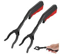 2 Pinze di Raccogliere per Anziani, 29cm Pinza per Raccogliere, Pinza per Rifiuti Corto, Pinza di Rifiuti per Adulti Bambini, Pinza Raccogliere Portatile, Pinza di Rifiuti per Giardino Anziani