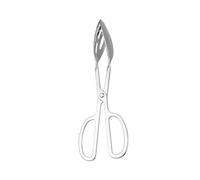 2 pinze for buffet in acciaio inox for catering for feste, for servire cibo, torte, insalata, pane, strumenti for la cottura della cucina(Silver food clip)