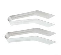 2 pinze in acciaio inox per trapiantare piante giovani e con design ottimizzato per l'ingresso del suolo (piccole)