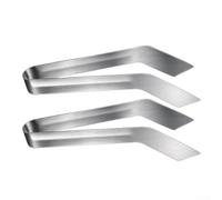 2 pinze in acciaio inox per trapiantare piante giovani e con design ottimizzato per l'ingresso del suolo (grande)