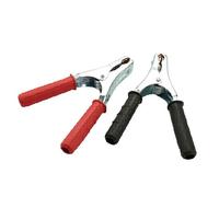 2 PINZE PER CAVI BATTERIA AUTO 200mm 400A 1 COPPIA ROSSO E NERE MANICI ISOLATI