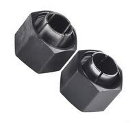 2 pinze per router DEWALT DW621/DW616/DW618 - Set di pinze da 12 mm e 12,7 mm, compatibile con router 1617 1618 1613 MRC23EVSK MRF23EVS, in metallo
