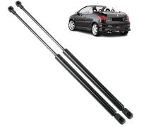 2 pistoncini portellone compatibile per Peugeot 206 CC (2000-2008) ammortizzatori cofano posteriore. 8731F2, 9637115080