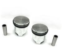 2 Pistoni NURAL Completi STD 73,50mm per FIAT 500 R e FIAT 126 motore 600cc