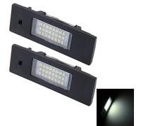 2 PLACCA PLACCHETTA A 18 LED LUCI TARGA BMW SERIE 1 2 3 4 5 X1 X3 X4 X5 X6