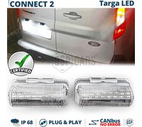 2 Placchette Luci TARGA LED PER FORD Connect 2 CANbus Luce Bianca Potente 6500K