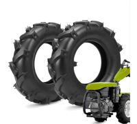 Ecovelo' 2 Pneumatici 3.50-8 4PR Rinforzati | Kit Gomme TM per uso Agricolo per Motozappa, Motocoltivatore e Falciatrice