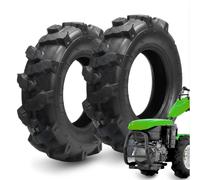 Ecovelo' 2 Pneumatici 4.00-10 TM Copertoni ultra rinforzati 8PR Gomma ruote per uso Agricolo Tosaerba Falciatrice Motozappa Motocoltivatore