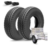 Pneumatici 4.00-8 PR4 + CAMERE RINFORZATI (TM) TRATTORINO MOTOZAPPA FALCIAERBA