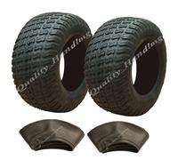 2 - Pneumatici Da Erba 13 X 6.50-6 Con Tubo, Carrello Per Tosaerba 13 X 6.50-6