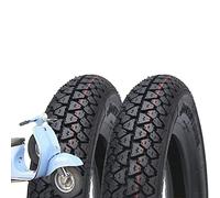 2 PNEUMATICI DEESTONE 3.50-10 GOMME PER PIAGGIO VESPA PX 125 150 200 ARCOBALENO