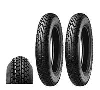 2 Pneumatici Duro 2.50-8 HFT216 TT COPERTONI 4PR GOMME Ruota Scooter Moto Industriale Anteriore Posteriore