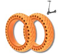 2 Pneumatici Monopattino Elettrico 8 1/2 x 2 Gomme Piene di Ricambio 8.5 x 2.0 Copertoni Anteriore/Posteriore Nido d'Ape (Giallo)