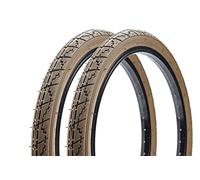 2 pneumatici per bicicletta da 20 pollici, 20 x 1,75, per bambini, 47-406, marrone