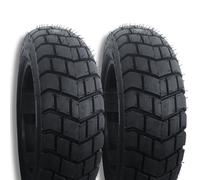 2 PNEUMATICI UNION 100/90 - 10 PIAGGIO APE 50 TASSELLATA 8PR GOMMA TUBLESS