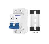 2 Pole DC Miniature Circuit Breaker 10A 16A 20A 25A 32A 40A 50A 63A 1000V Thermal Magnetic Trip Din Rail Mount Switch(50A)