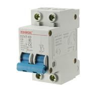 2 poli 6A 400V Circuito miniaturizzato guida DIN bassa tensione DZ47-63 C6