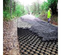 2 Pollice Deep Kies Stabilizzatore Griglia Permeabile Paver System per Passerelle 1 10m Opts con Fori di drenaggio dell'acqua piovana Facile Installat per Stabilizat a terra