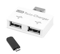 2 Port USB Hub - Plug And Play, No Driver Required, Compact And Lightweight | Charging Easy To Carry Time Saving for Home, Travel, Car, Other Occasions