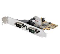 2 Porta Rs232 Db9 Seriale Pci-Express Adattatore Scheda Con 16C1050 Uart