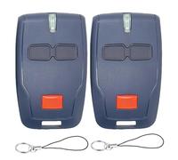 2 portachiavi da 433 MHz per BFT Mitto 2 garage, telecomando per cancello elettrico, 2 pulsanti, per Rolling BFT Mitto 2, Kleio, Ghibli, TRC 2, Kleio, Ghibli, MITTO B RCB02 TR con portachiavi