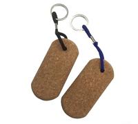 2 portachiavi galleggianti in sughero, per kayak, canoa, paddleboard, barca, nautica, vela, chiavi per restare galleggianti, accessorio esterno