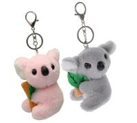 2 portachiavi koala cartoon per borsa o zaino