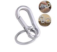 2 portachiavi per auto per uomo e donna, clip portachiavi in metallo, anello portachiavi, organizer per chiavi auto