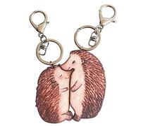 2 portachiavi personalizzati per la festa della mamma carino gatto procione riccio portachiavi a forma di cuore regalo per donne ragazza gioielli ornamento festa della mamma portachiavi corrispondenza