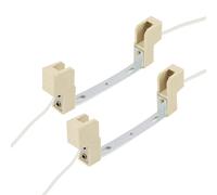 2 portalampada R7S 118 mm, portalampada per lampada R7S in ceramica, supporto lampada per lampadina alogena e LED R7S a doppio attacco, porta lampadina, adatto per lampade da parete AC 100-240 V