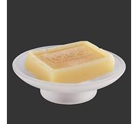 2 portasapone in vetro di ricambio per accessori da bagno, supporto universale (satinato)