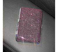 2 portasigarette piccolo metallo, elegante scatola per sigarette da donna con glitter per 14 sigarette, portasigarette portatile, con strass, impermeabile, per uomini e donne