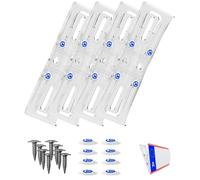 2 portatarga austriaca, senza cornice, 4 mm, per targhe 520 x 120 mm, invisibili, portatarga Austria, Danimarca, Slovenia