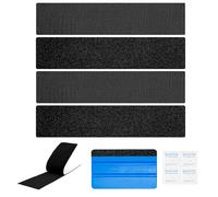 2 portatarga senza telaio, portatarga in velcro per auto, autoadesivo, resistente alle intemperie, senza cornice per targhe standard
